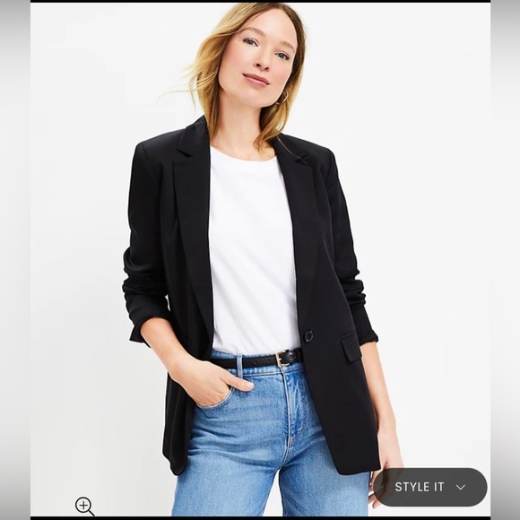 NWT Loft Emory Long Modern Blazer Size 4 - Picture 1 of 4